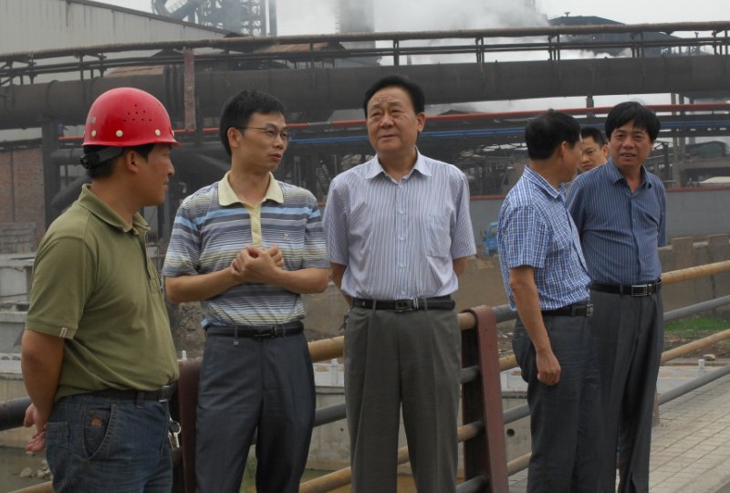 河南省工业信息化厅副厅长赵为生来我公司检查工作