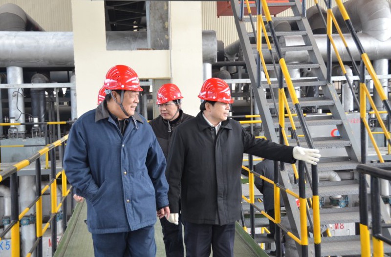 河南漯河市党政考察团莅临我公司考察