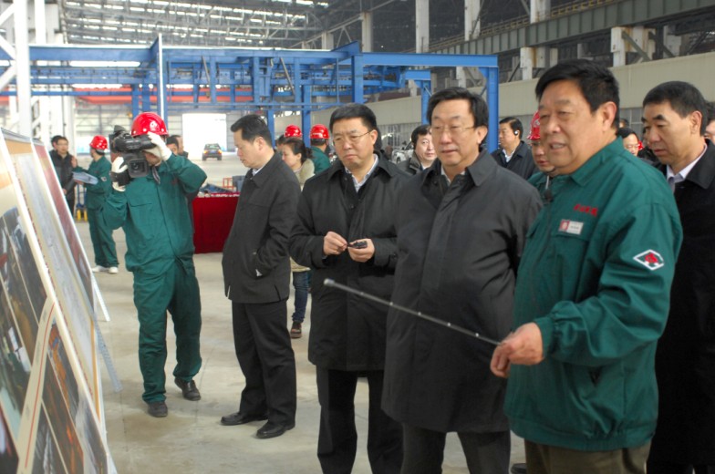 河南省省长郭庚茂带领省重点项目观摩团来我公司观摩