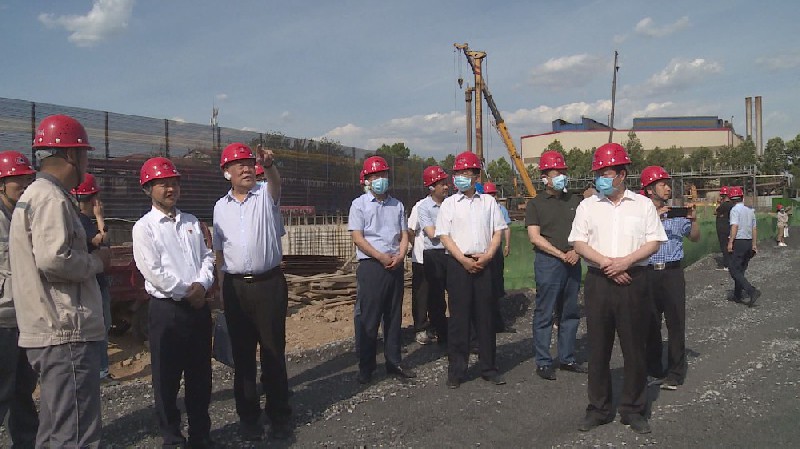 示范区领导到我公司调研“双十工程”重点项目
