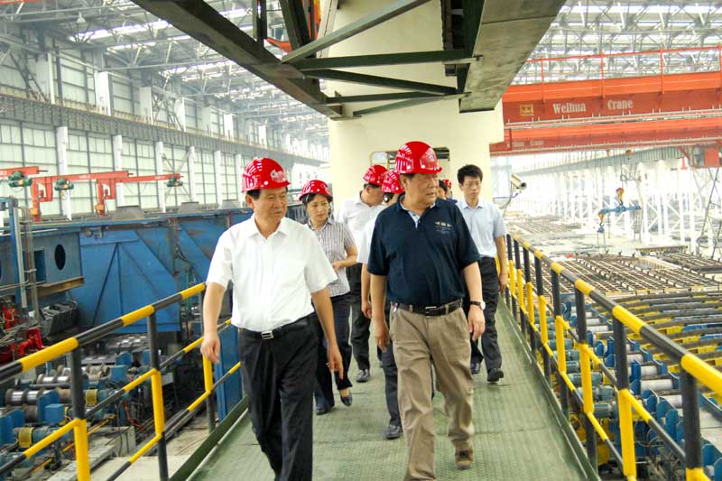 河南省省委常委、洛阳市市委书记陈雪枫来我公司考察