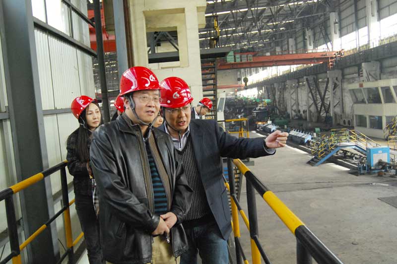 招商银行郑州分行行长刘小明来我公司调研