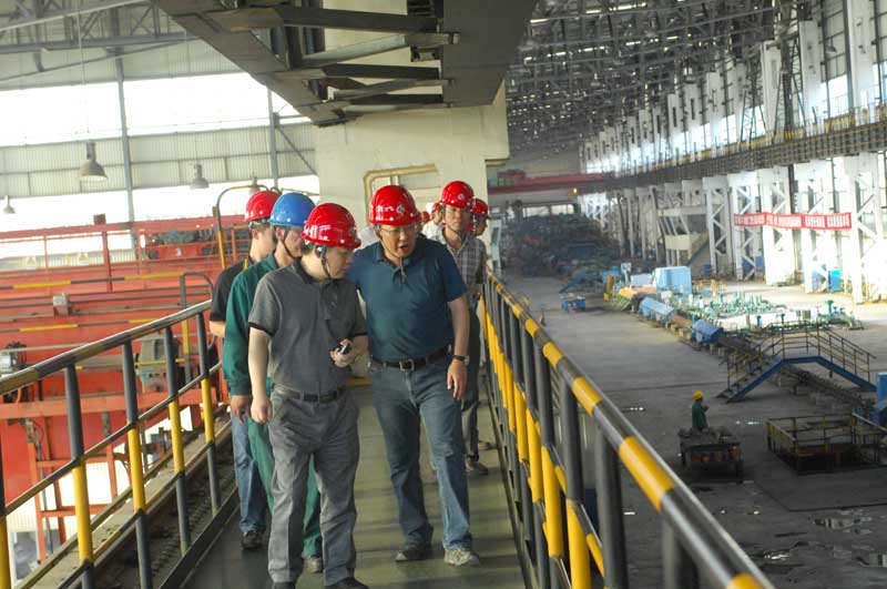 江苏南通钢丝绳行业商会一行来我公司考察